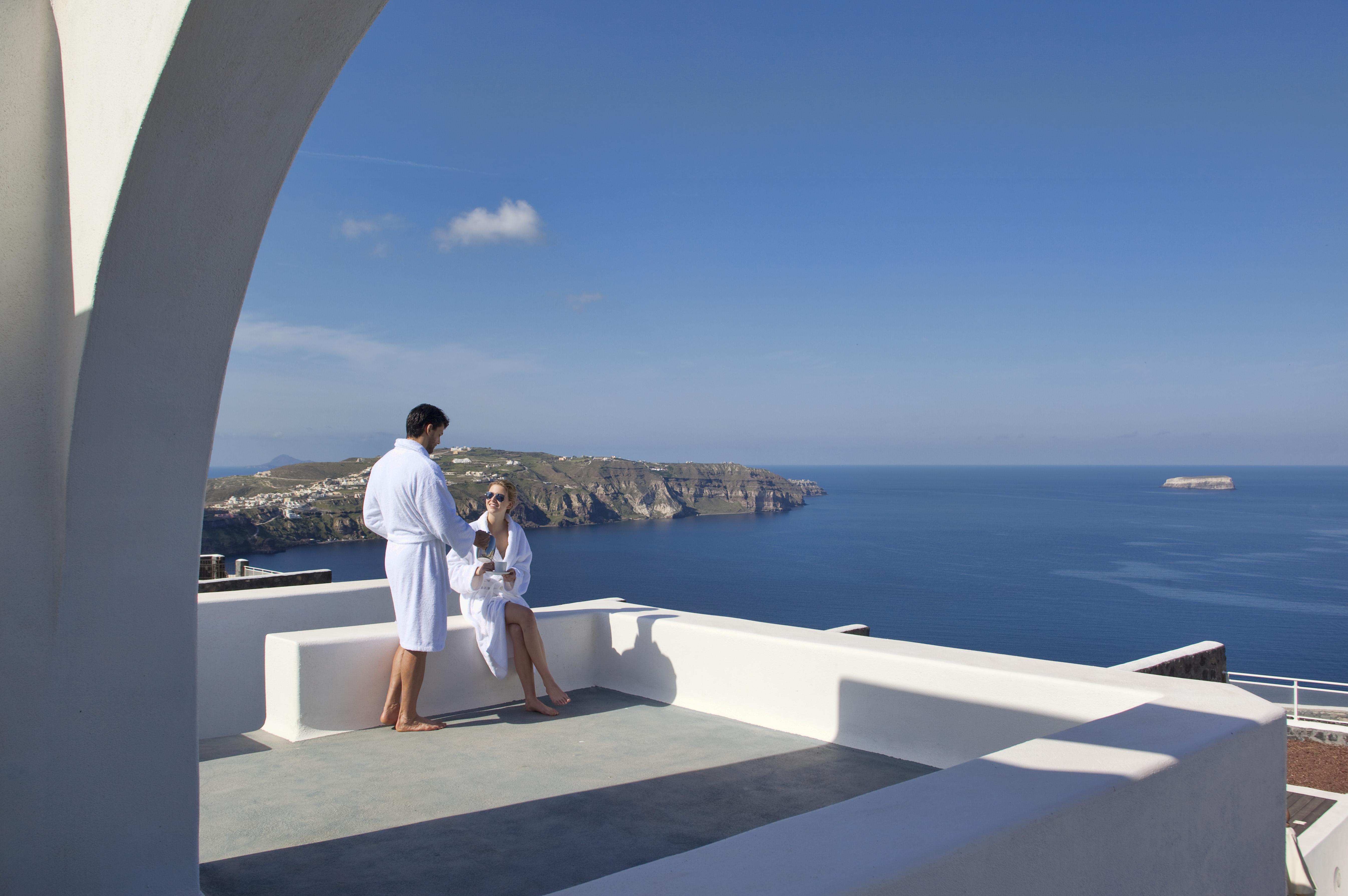 Thermes Luxury Villas And Spa (Adults Only) Megalochori  Eksteriør billede