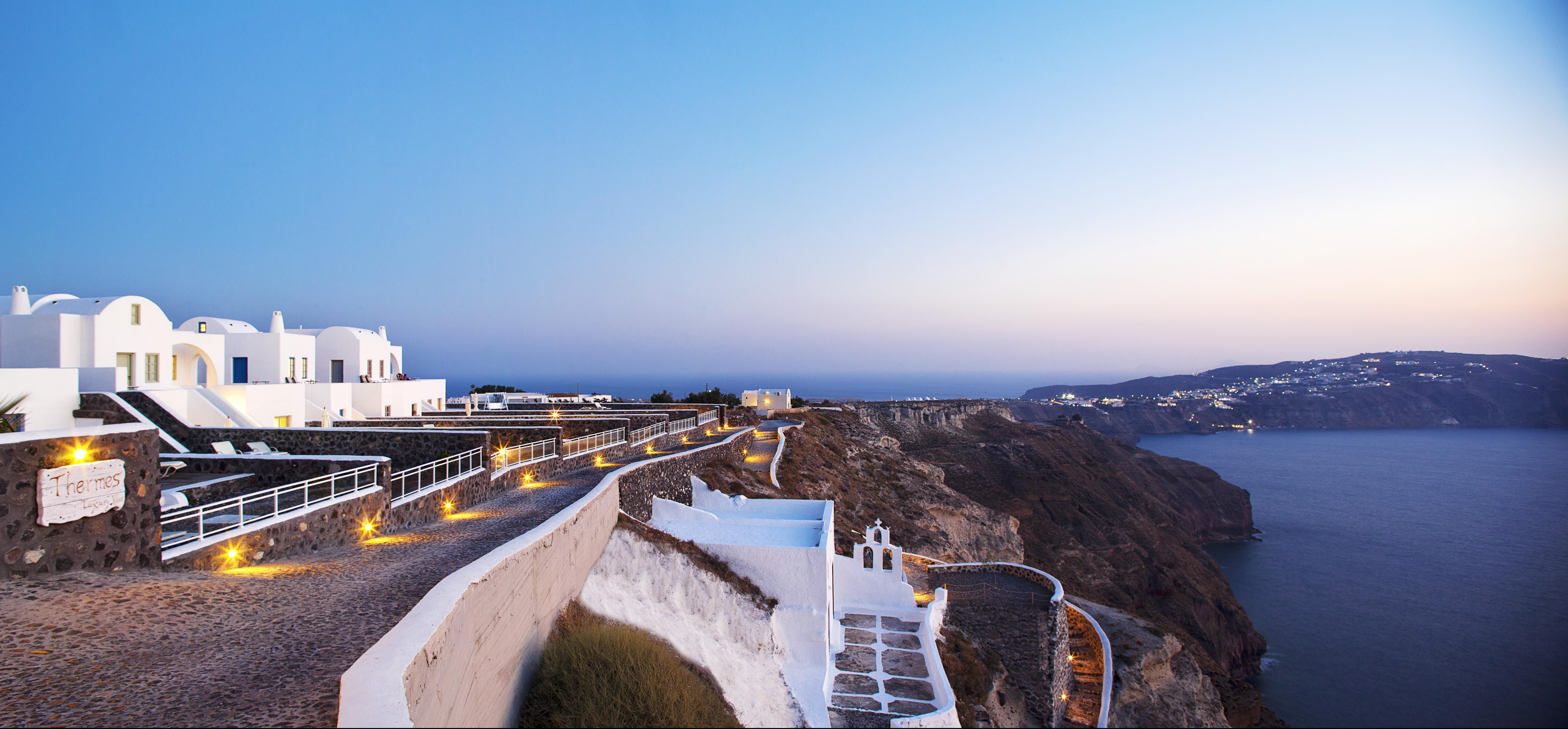 Thermes Luxury Villas And Spa (Adults Only) Megalochori  Eksteriør billede