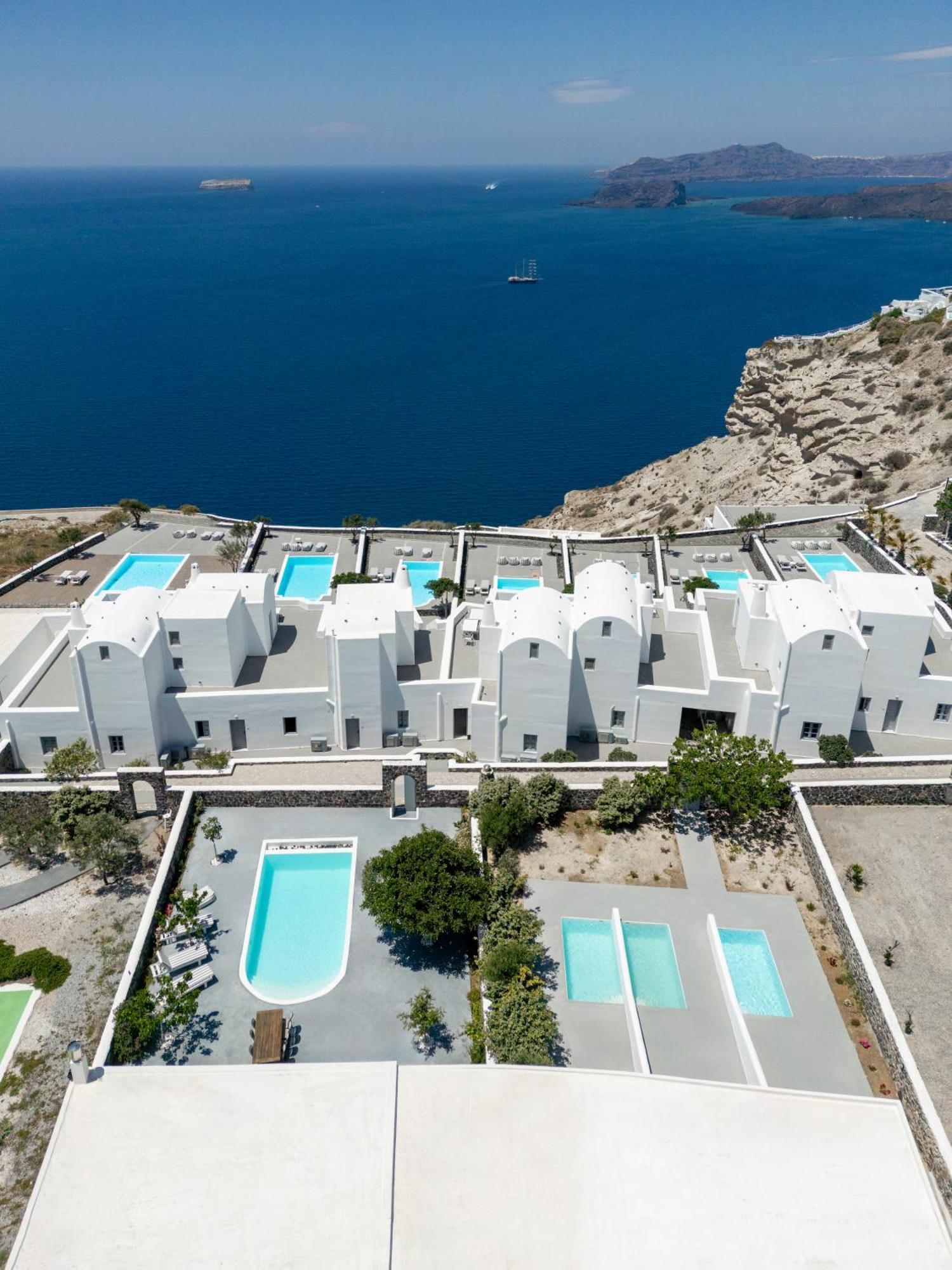Thermes Luxury Villas And Spa (Adults Only) Megalochori  Eksteriør billede