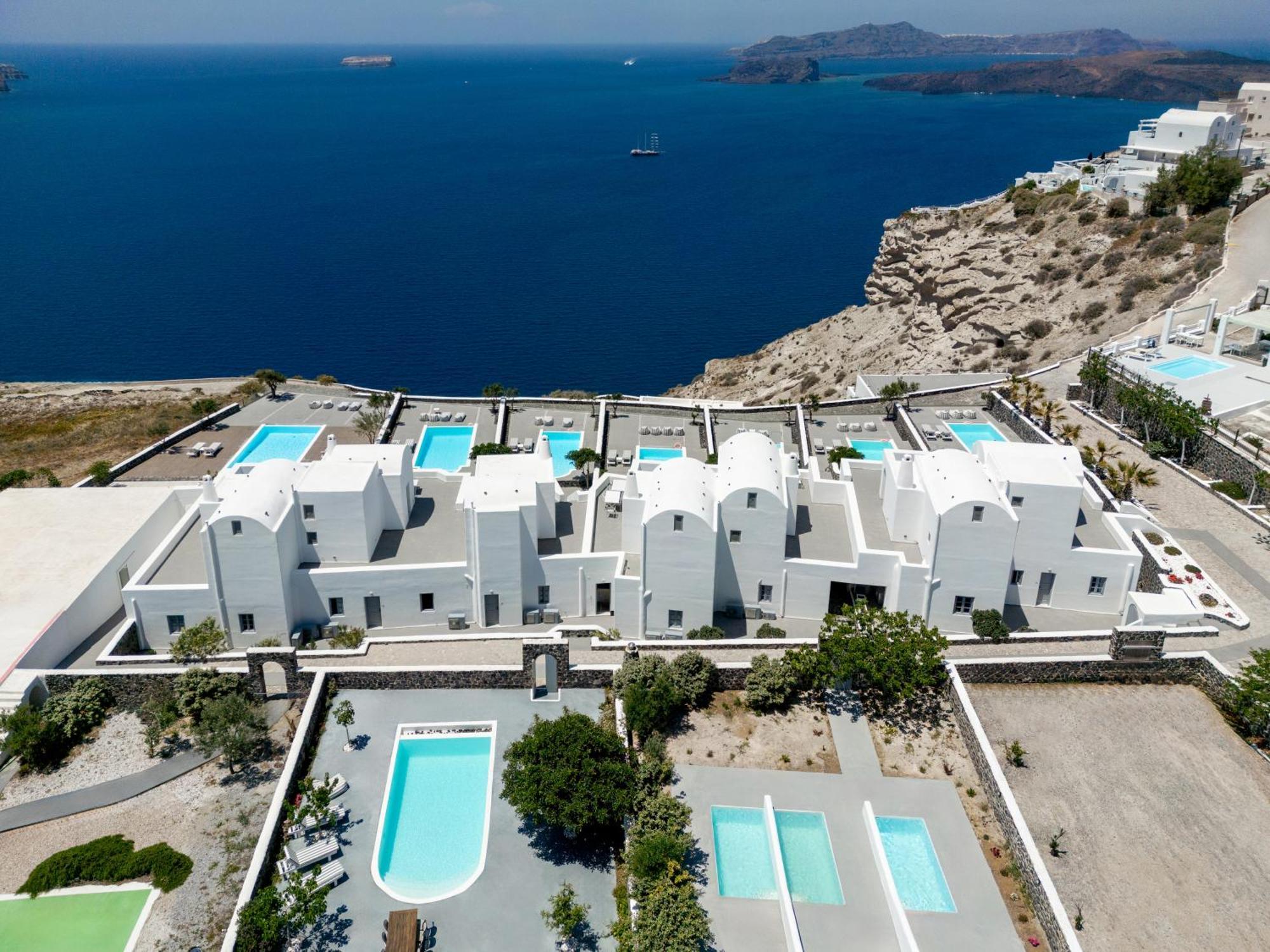 Thermes Luxury Villas And Spa (Adults Only) Megalochori  Eksteriør billede
