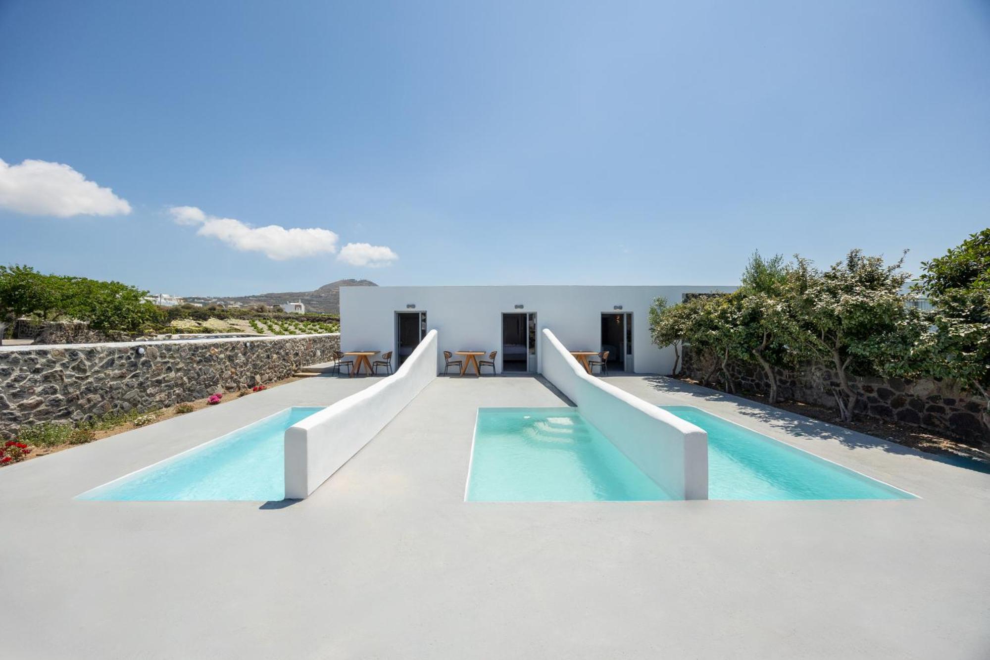 Thermes Luxury Villas And Spa (Adults Only) Megalochori  Eksteriør billede